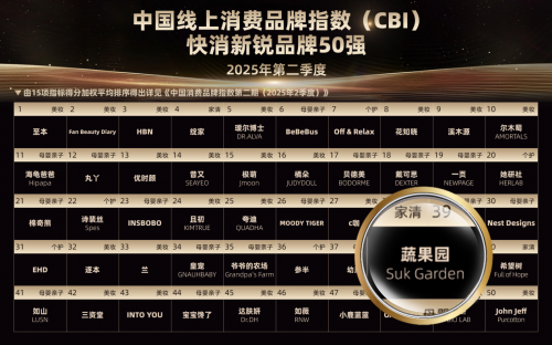登快消新锐品牌50强开元棋牌网站蔬果园荣